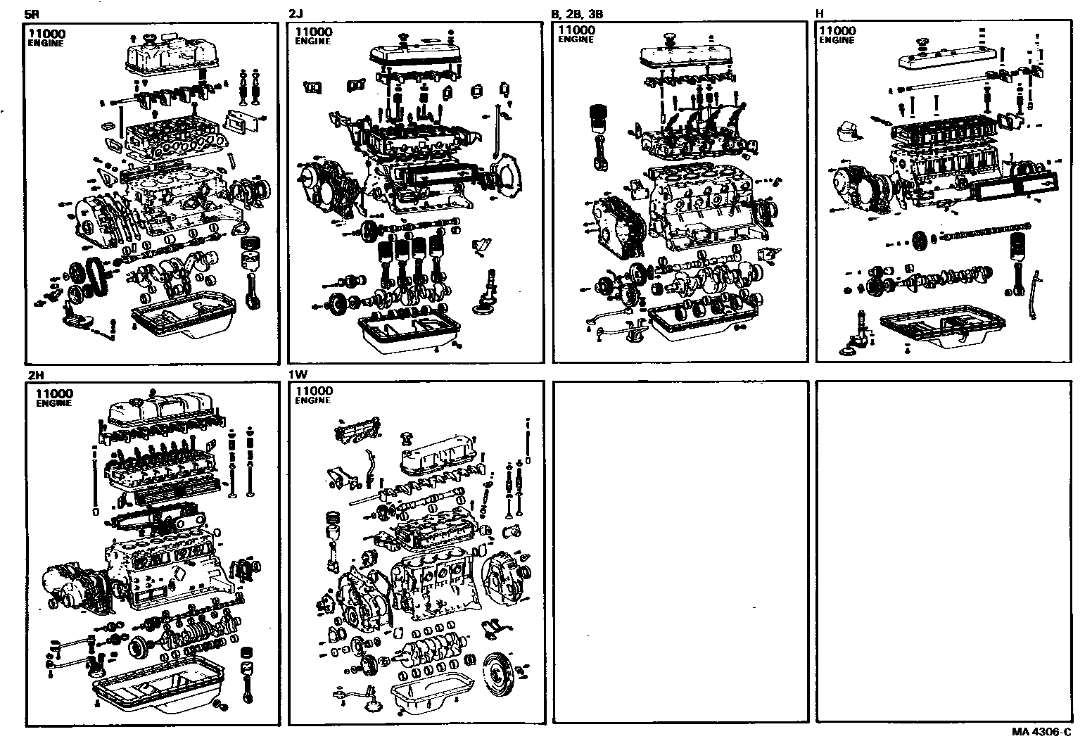 1101 — PARTIAL ENGINE ASSEMBLY