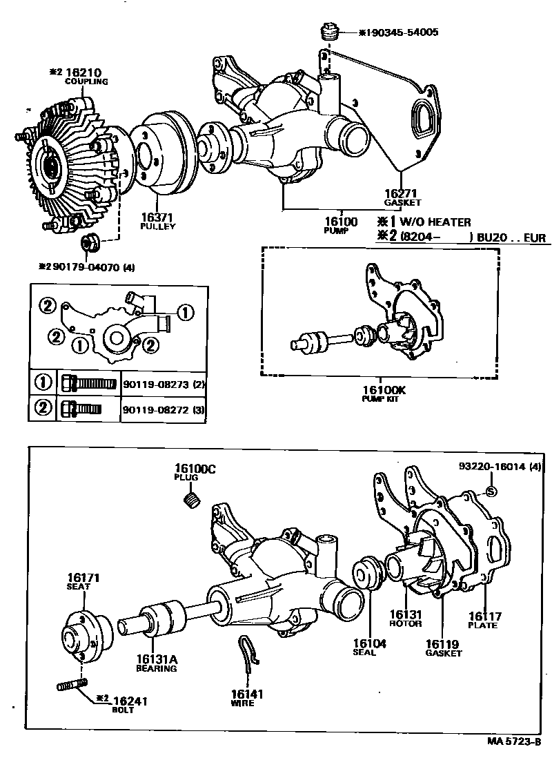1601 — WATER PUMP
