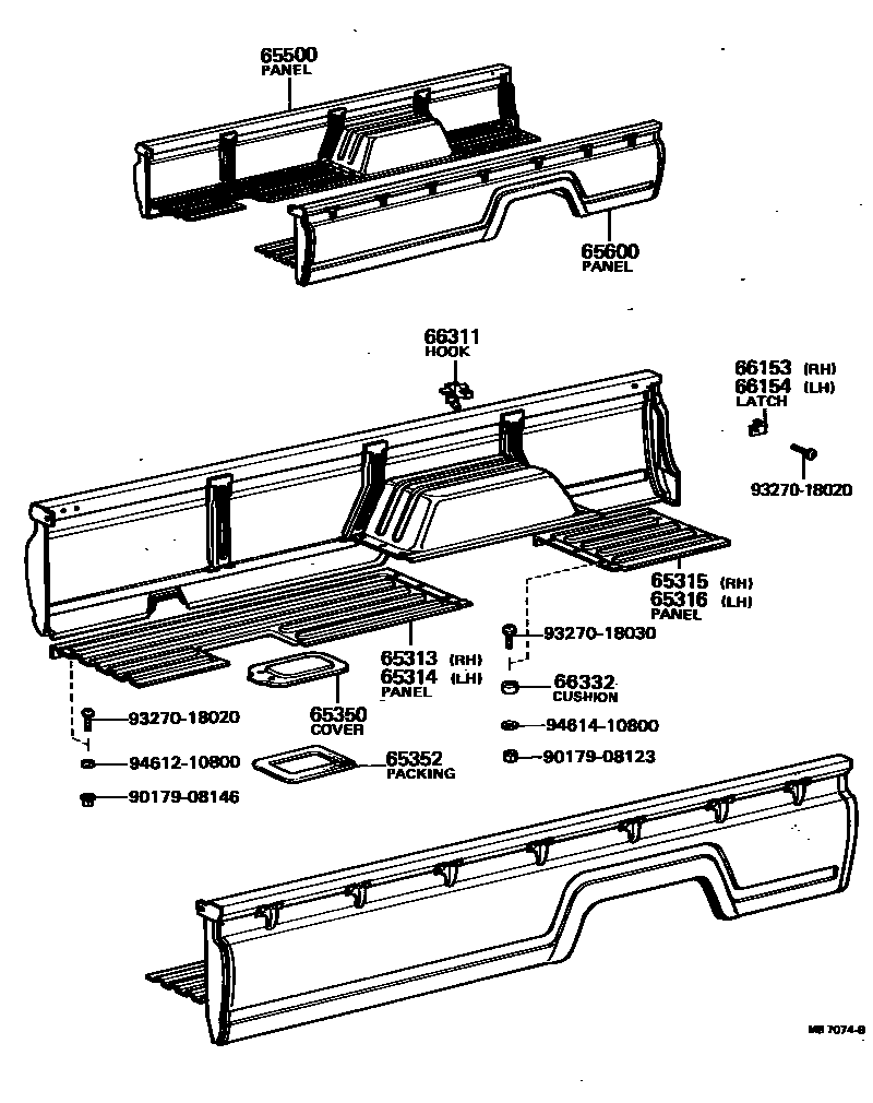 6554 — REAR BODY SIDE PANEL