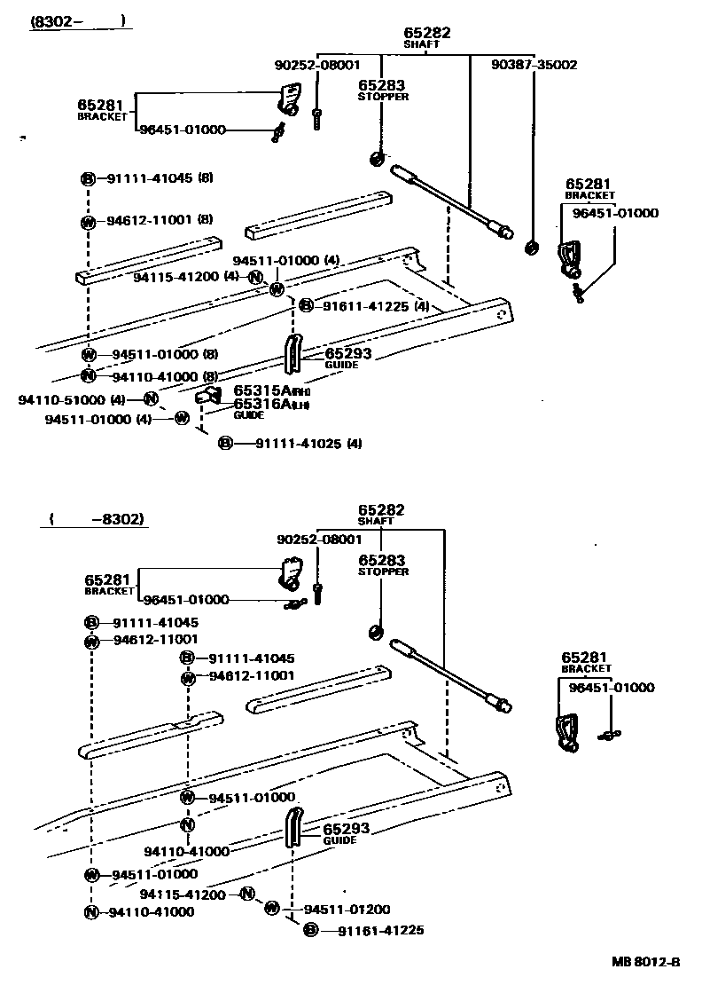 6556 — REAR BODY SUB FRAME