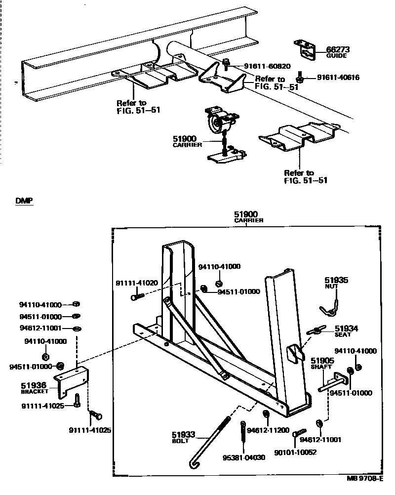 5153 — SPARE WHEEL CARRIER