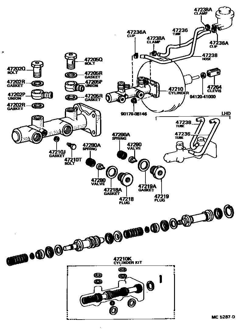 4702 — BRAKE MASTER CYLINDER