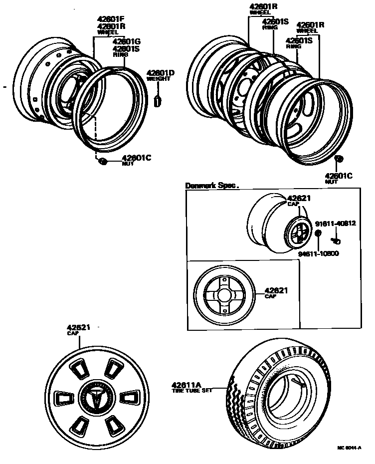 4103 — DISC WHEEL & WHEEL CAP