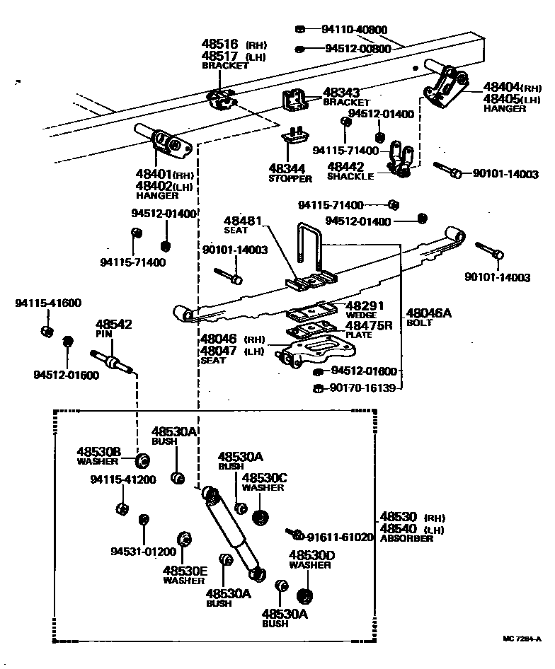 4804 — REAR SPRING & SHOCK ABSORBER