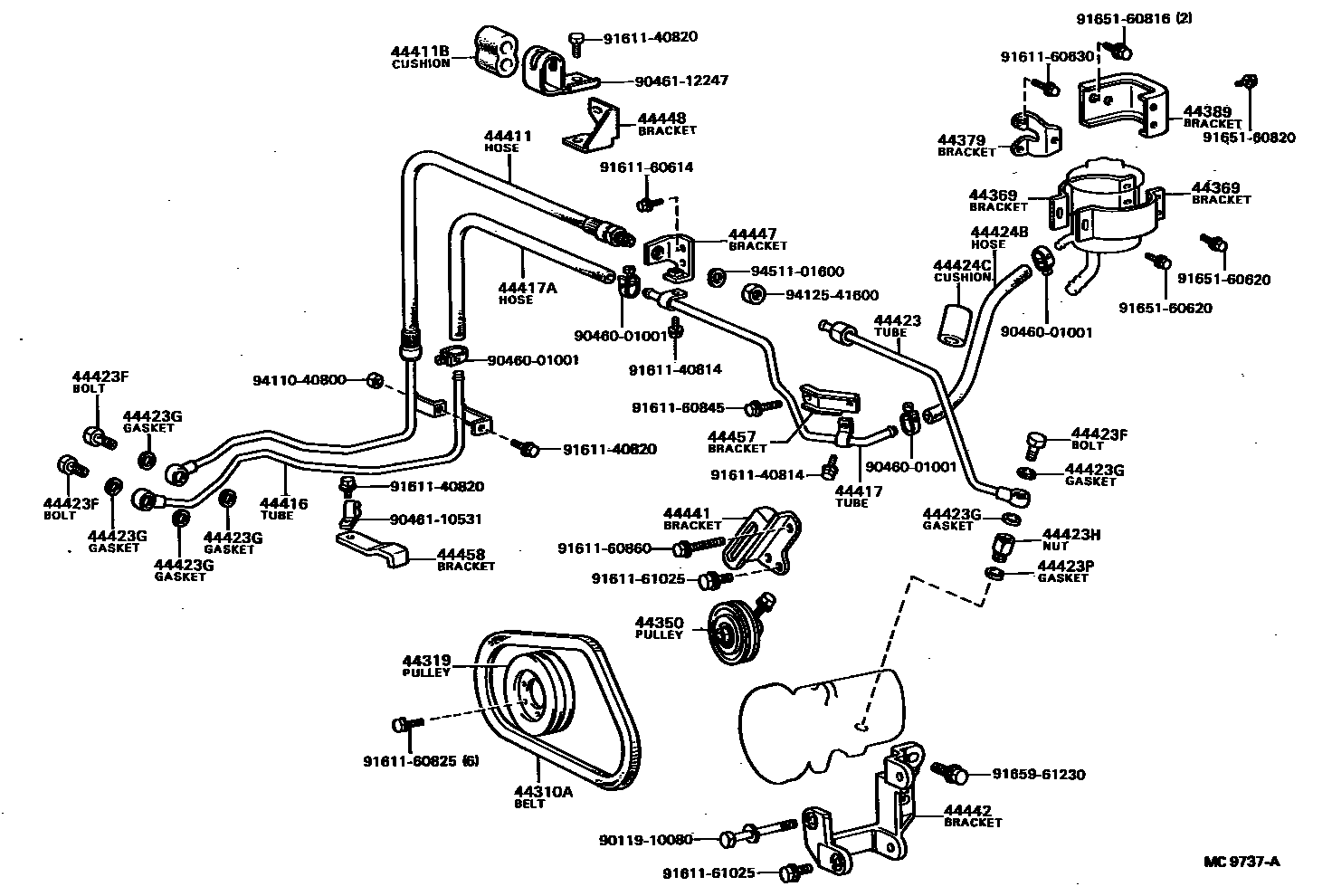 4503 — POWER STEERING TUBE