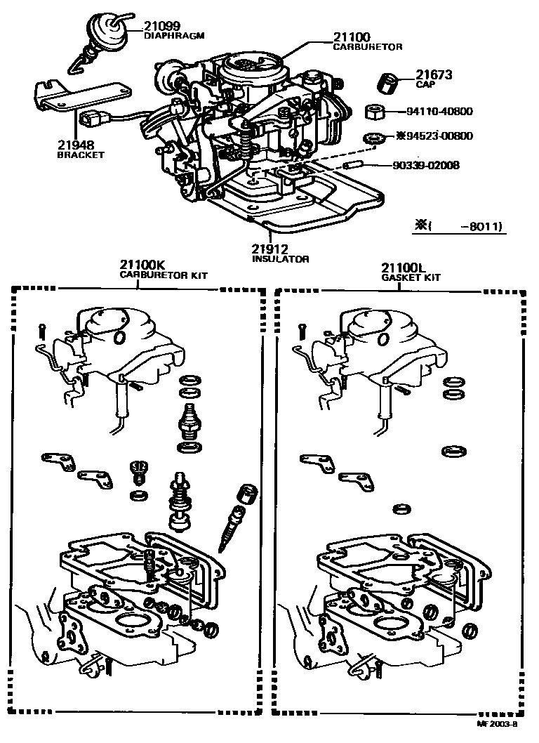 2102 — CARBURETOR ASSEMBLY