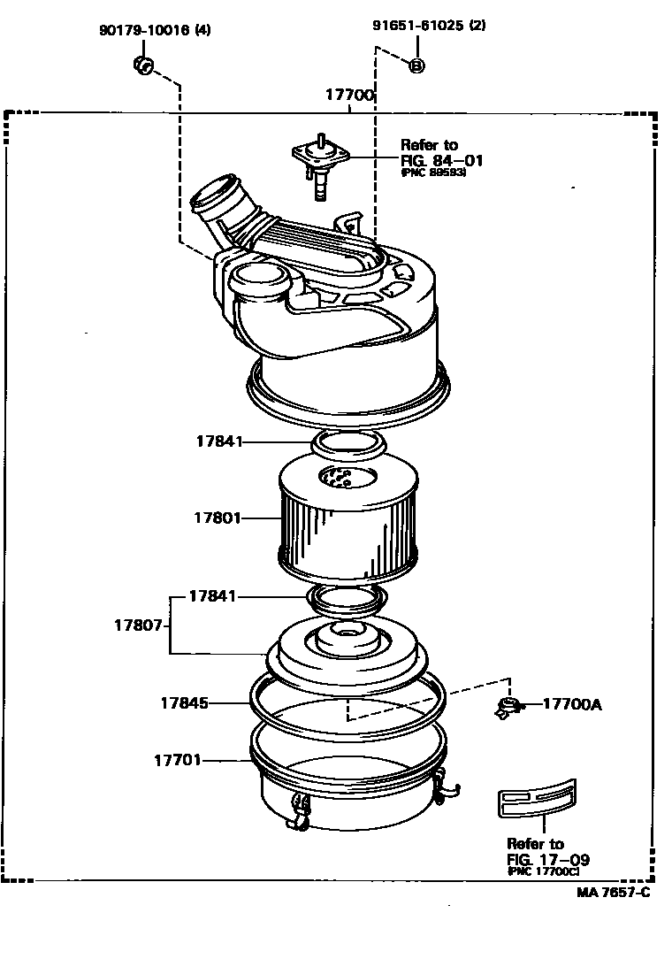 1703 — AIR CLEANER