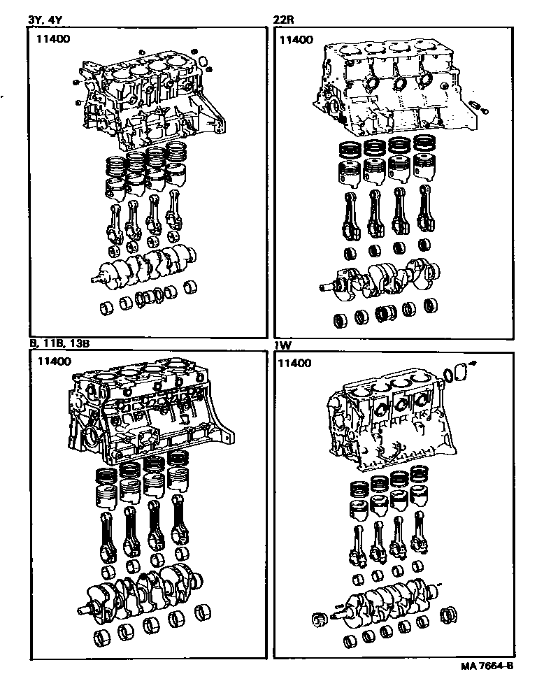 1102 — SHORT BLOCK ASSEMBLY