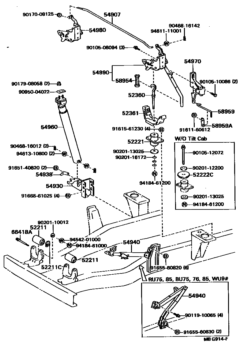 5251 — CAB MOUNTING & BODY MOUNTING