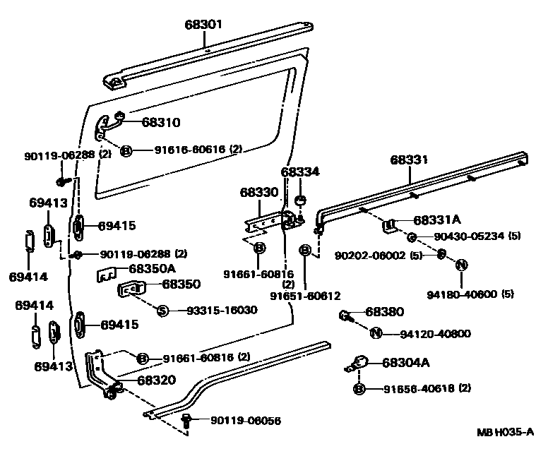 6758 — SLIDE ROLLER & RAIL