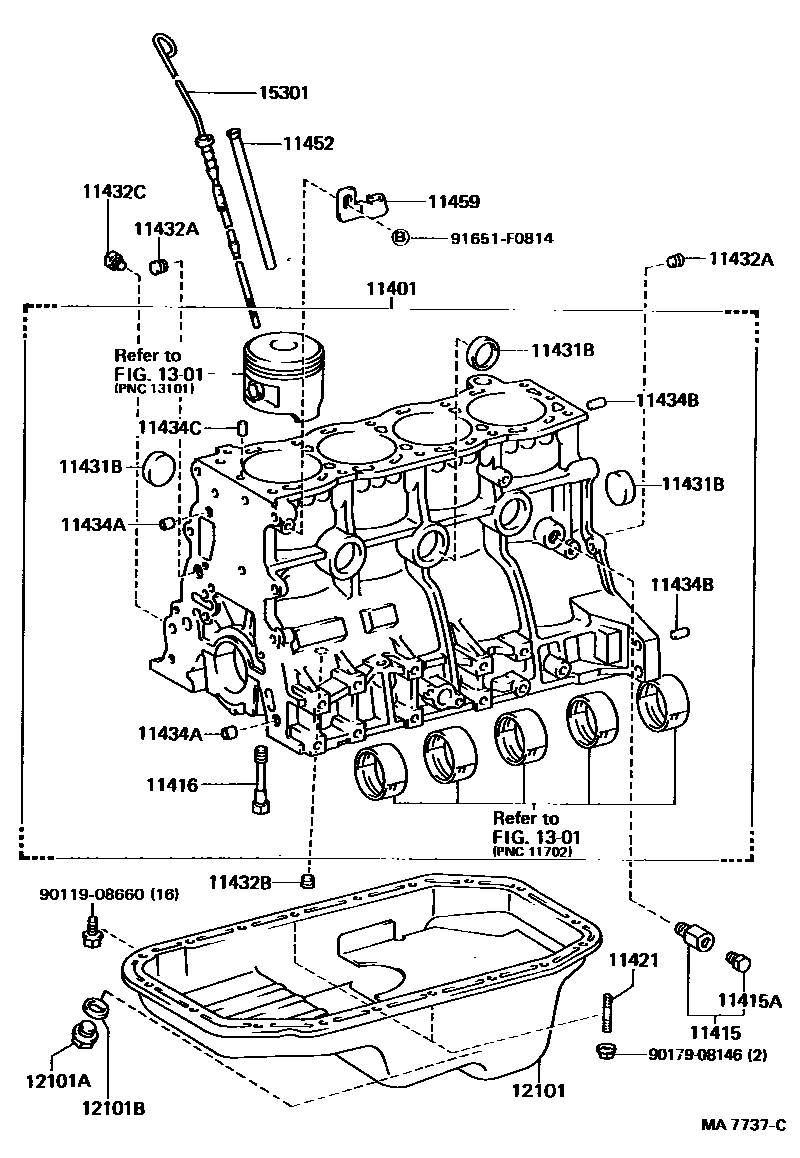 1105 — CYLINDER BLOCK