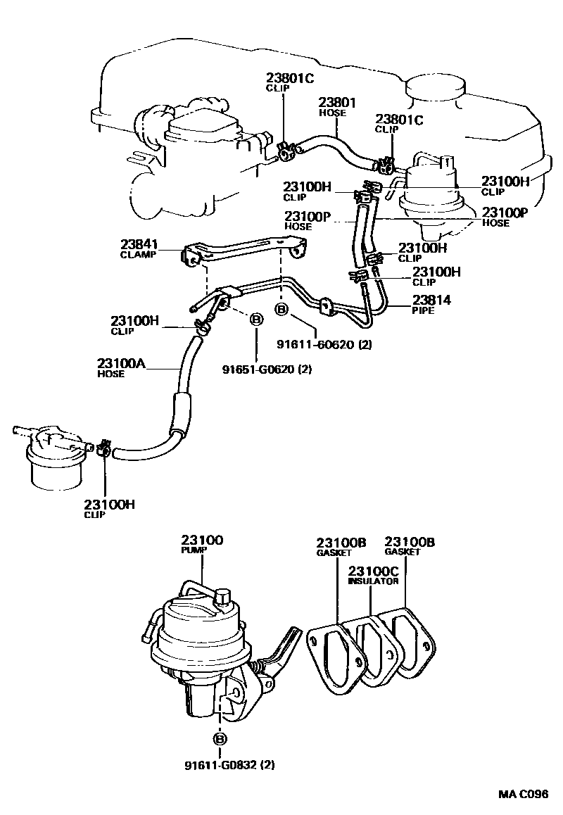 2301 — FUEL PUMP & PIPE