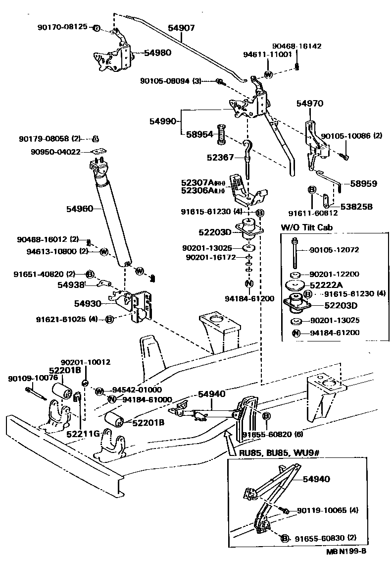 5251 — CAB MOUNTING & BODY MOUNTING