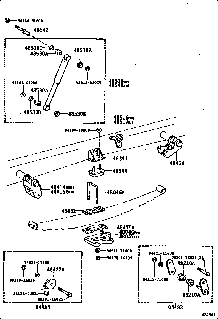 4804 — REAR SPRING & SHOCK ABSORBER
