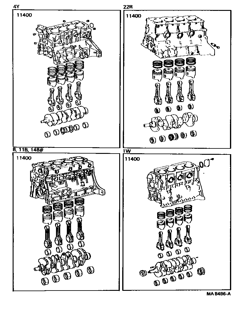 1102 — SHORT BLOCK ASSEMBLY