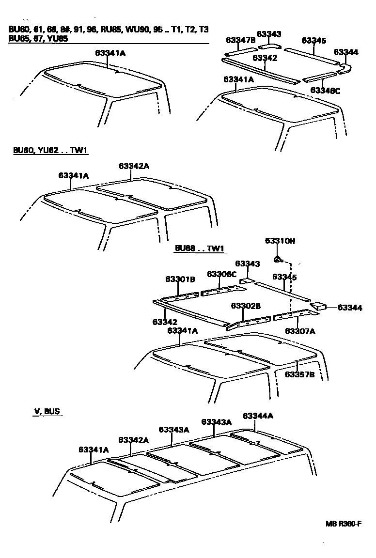 6452 — ROOF HEADLINING & SILENCER PAD