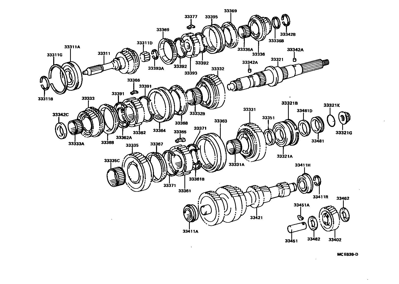 3305 — TRANSMISSION GEAR (MTM)