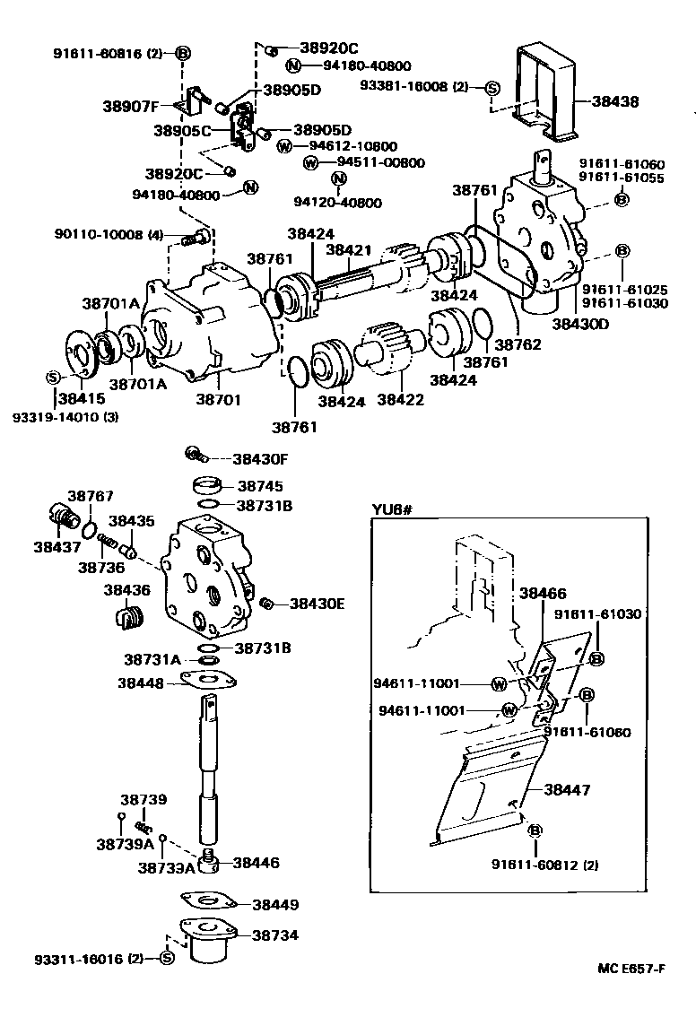 3604 — POWER TAKE-OFF OIL PUMP