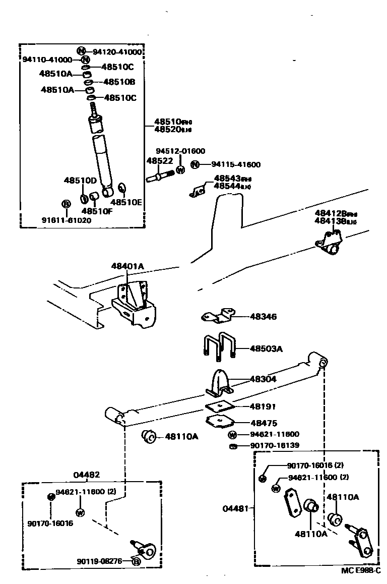 4803 — FRONT SPRING & SHOCK ABSORBER