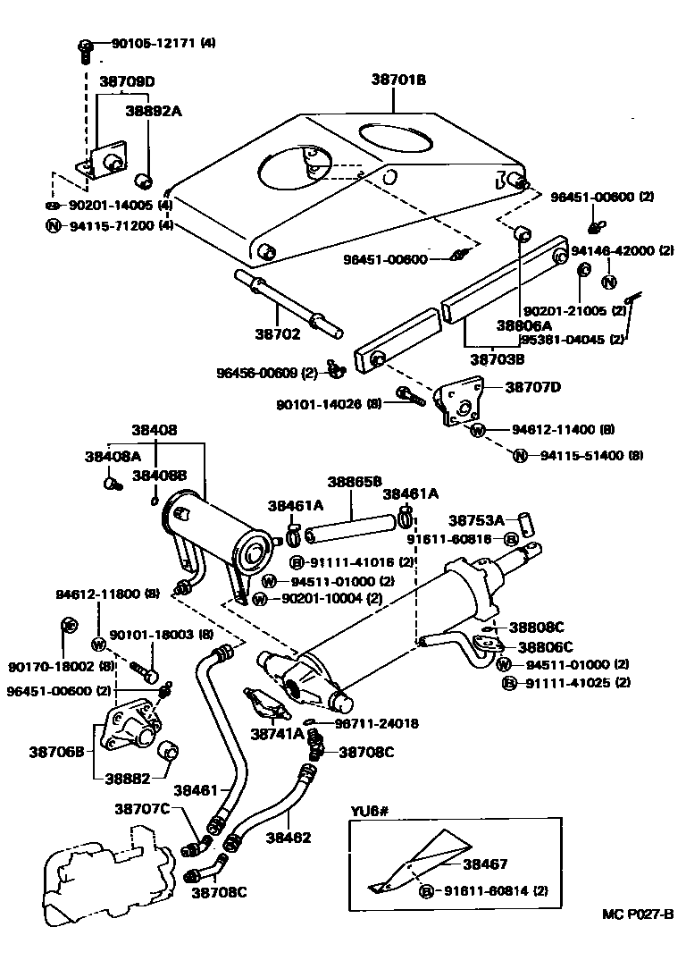 3606 — HOIST CYLINDER TRUNNION & LIFT ARM