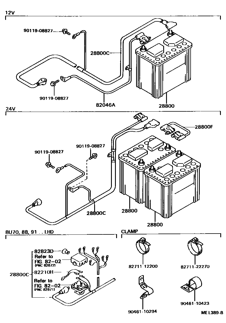 8201 — BATTERY & BATTERY CABLE