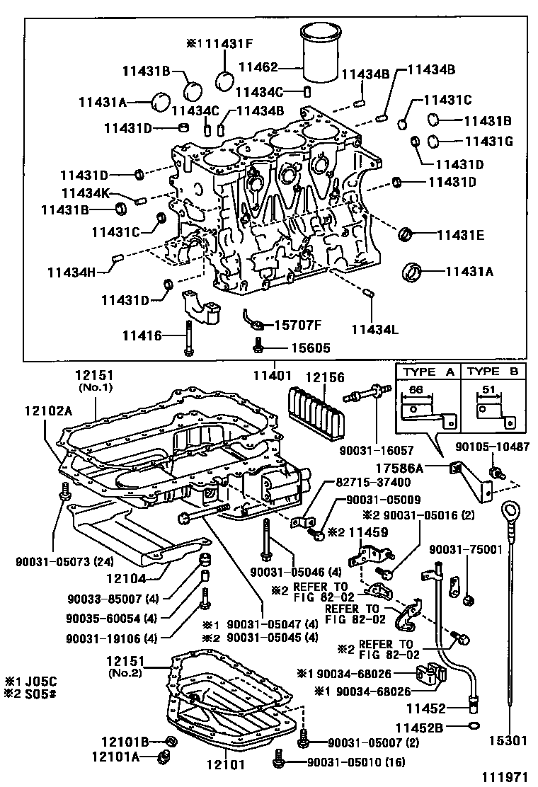 1105 — CYLINDER BLOCK