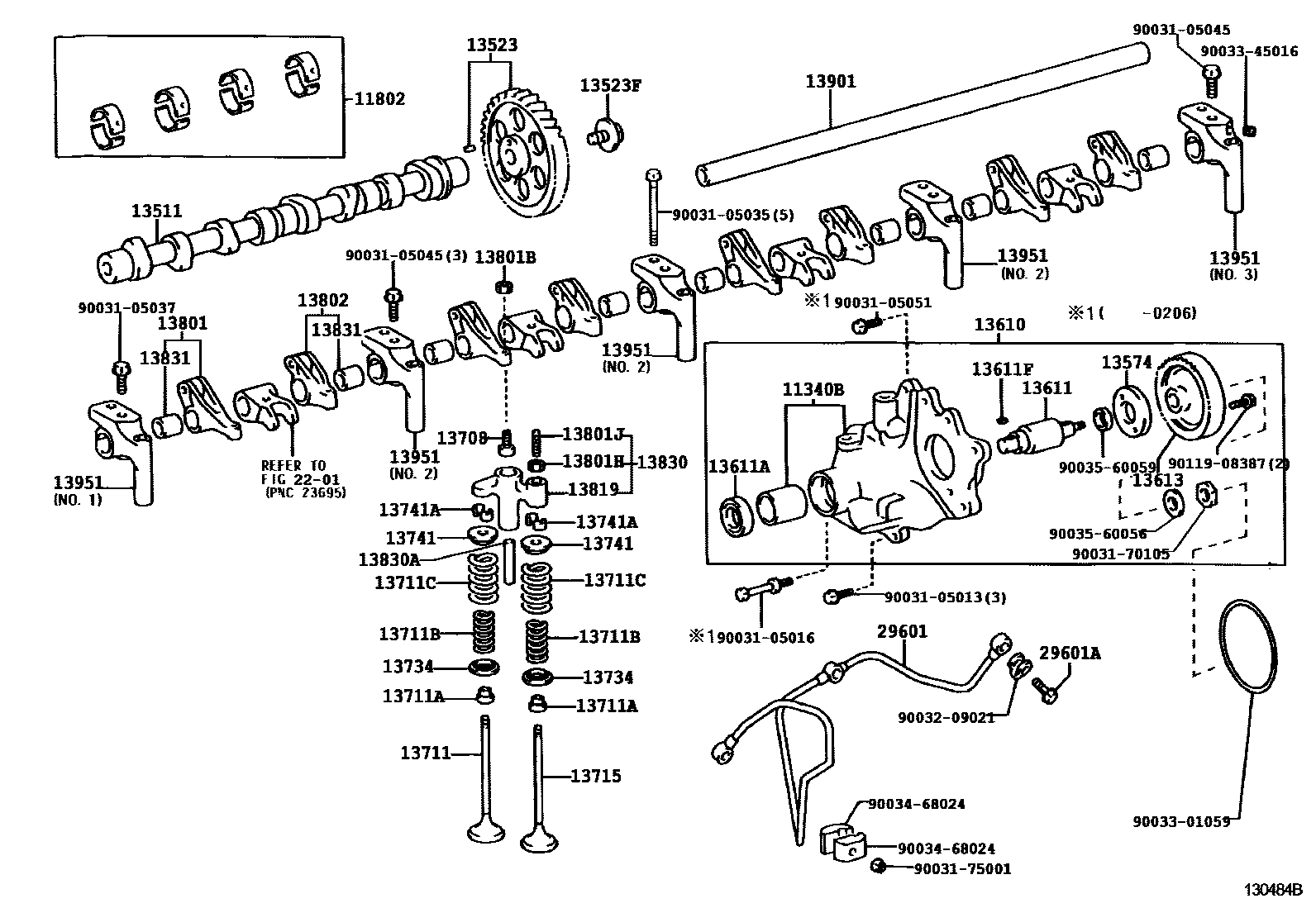 1302 — CAMSHAFT & VALVE