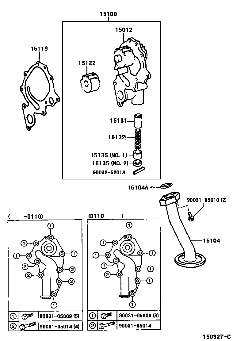 1501 — ENGINE OIL PUMP