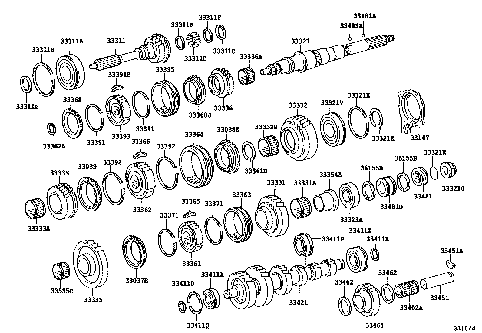 3305 — TRANSMISSION GEAR (MTM)
