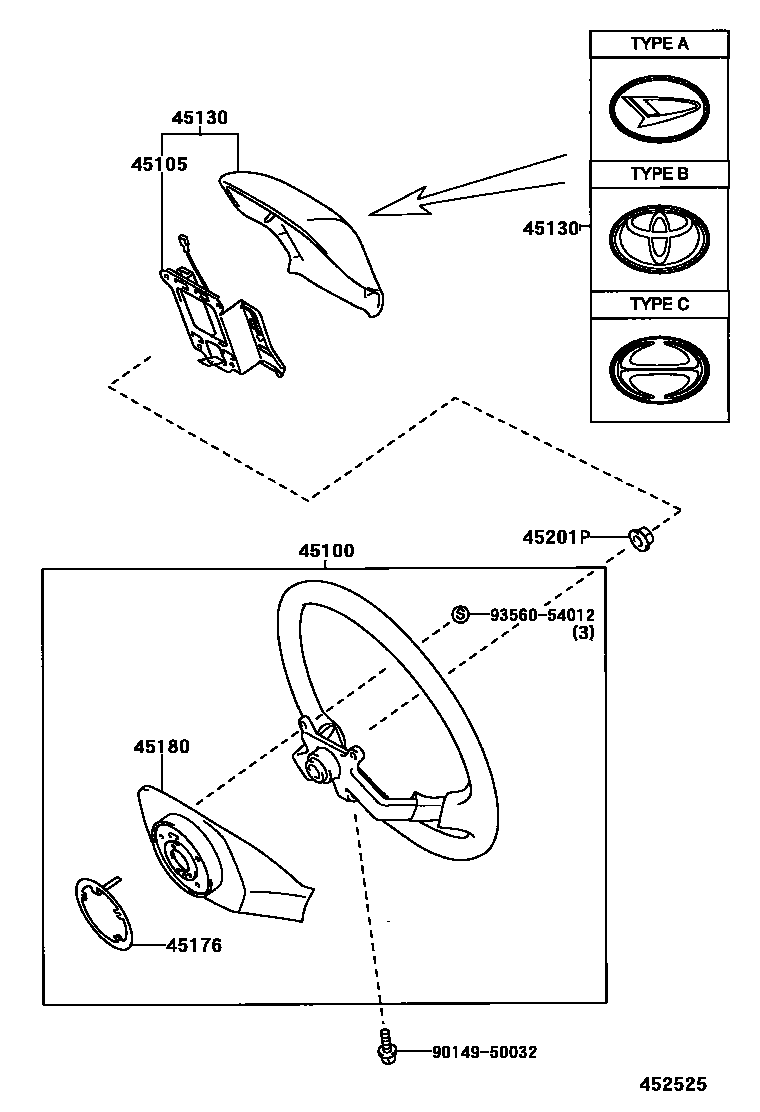 4504 — STEERING WHEEL