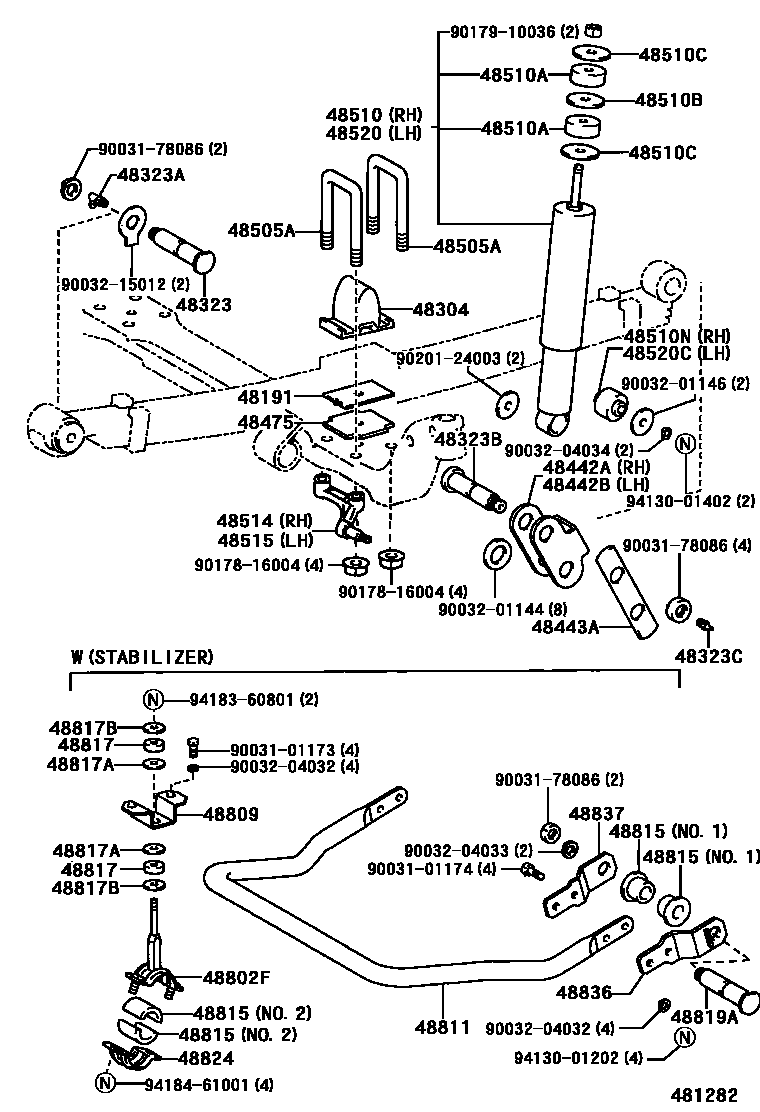 4803 — FRONT SPRING & SHOCK ABSORBER