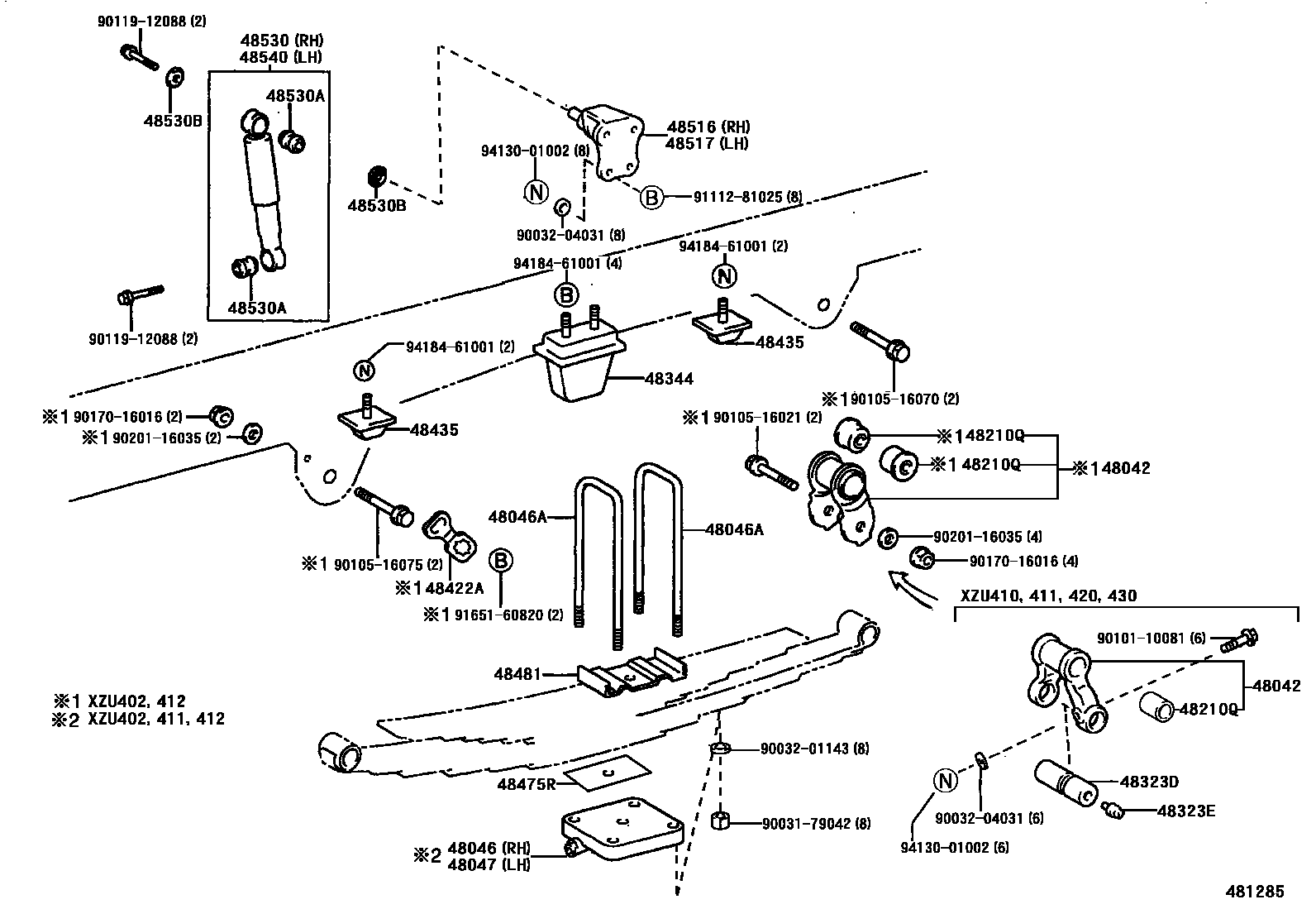 4804 — REAR SPRING & SHOCK ABSORBER