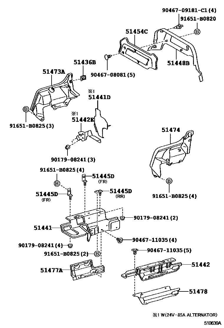 5152 — SUSPENSION CROSSMEMBER & UNDER COVER