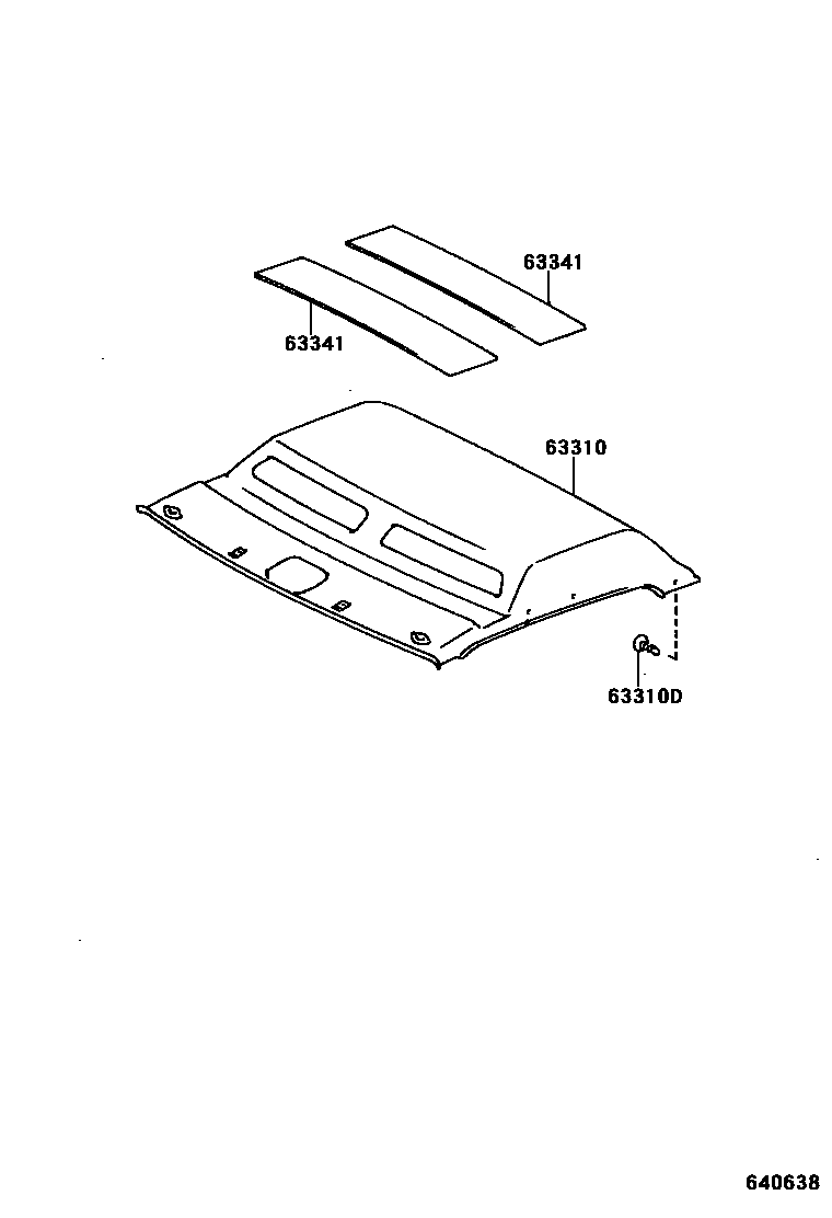6452 — ROOF HEADLINING & SILENCER PAD