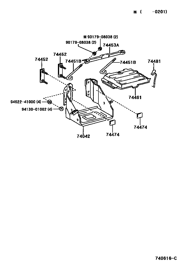 7454 — BATTERY CARRIER