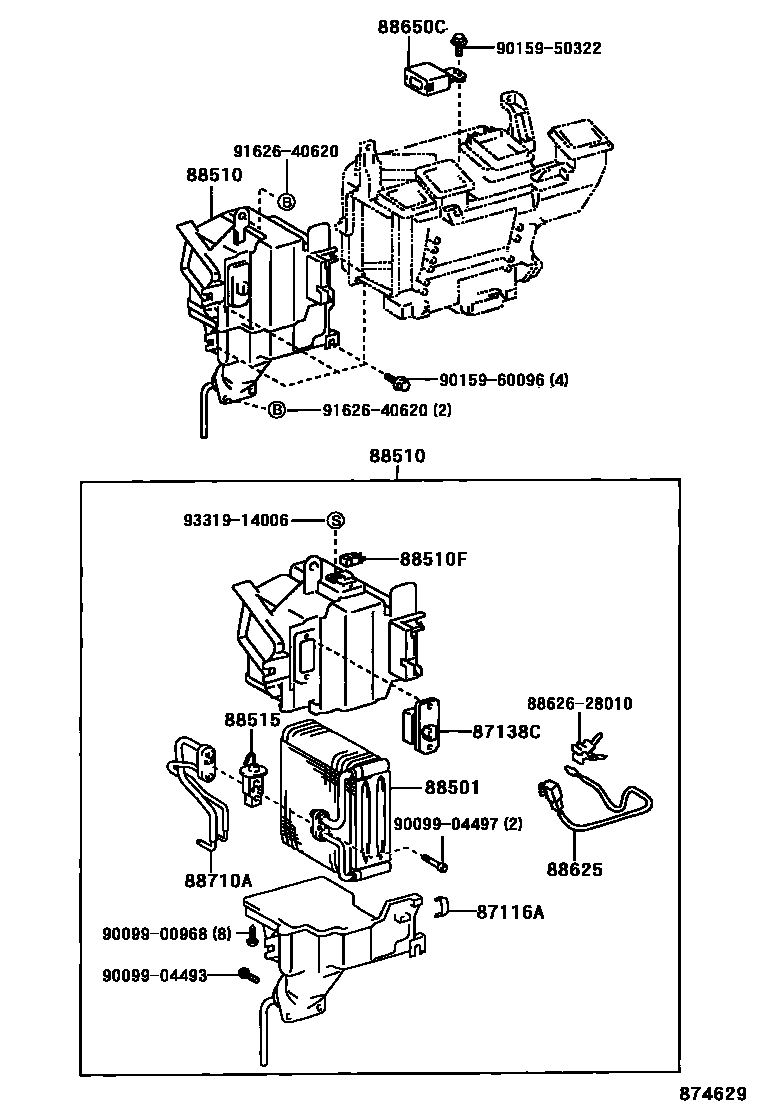 8714 — HEATING & AIR CONDITIONING - COOLER UNIT