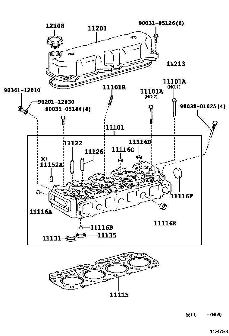 1104 — CYLINDER HEAD