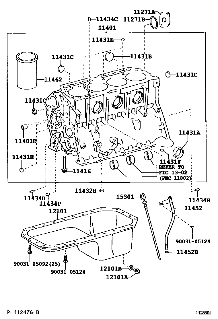1105 — CYLINDER BLOCK