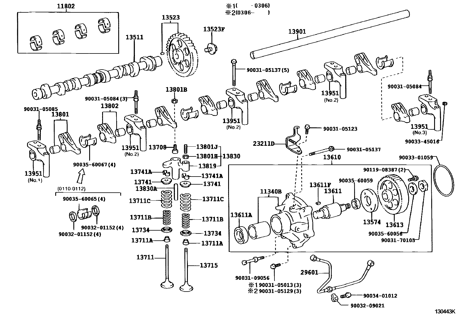 1302 — CAMSHAFT & VALVE