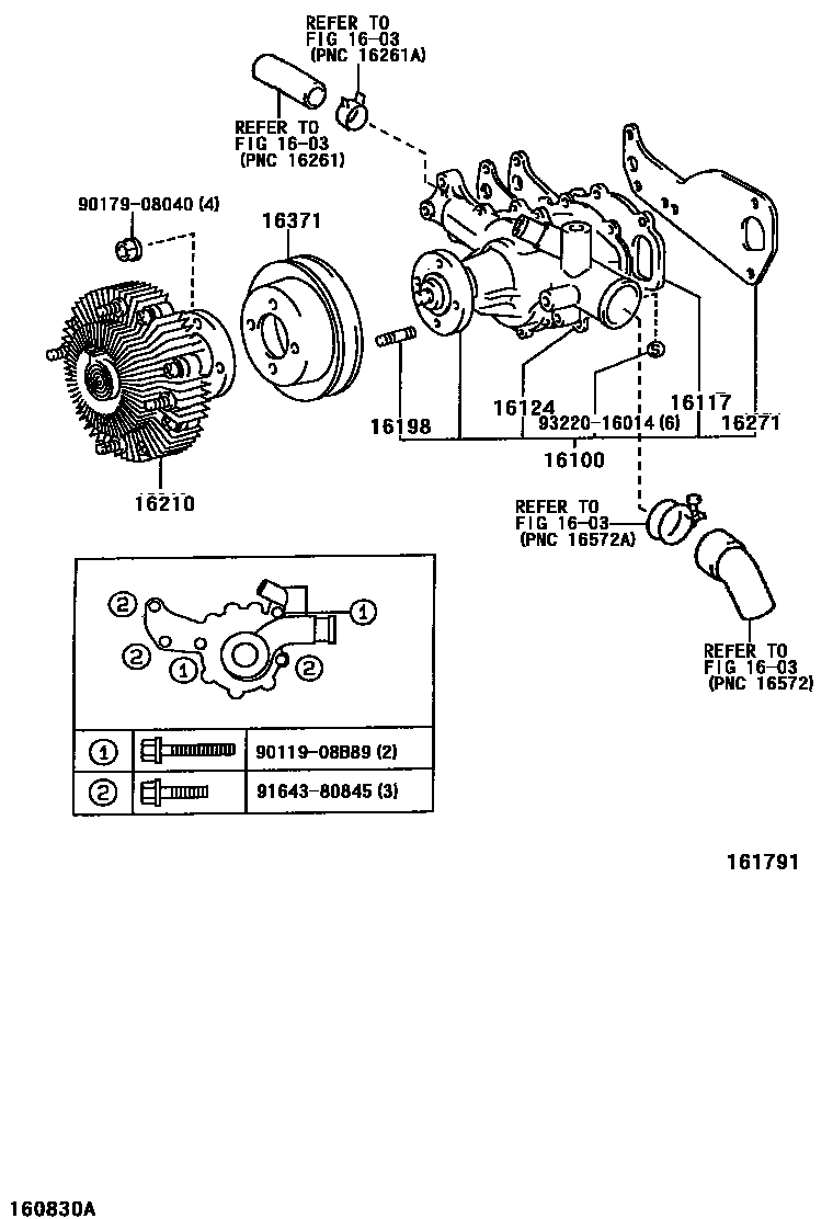 1601 — WATER PUMP