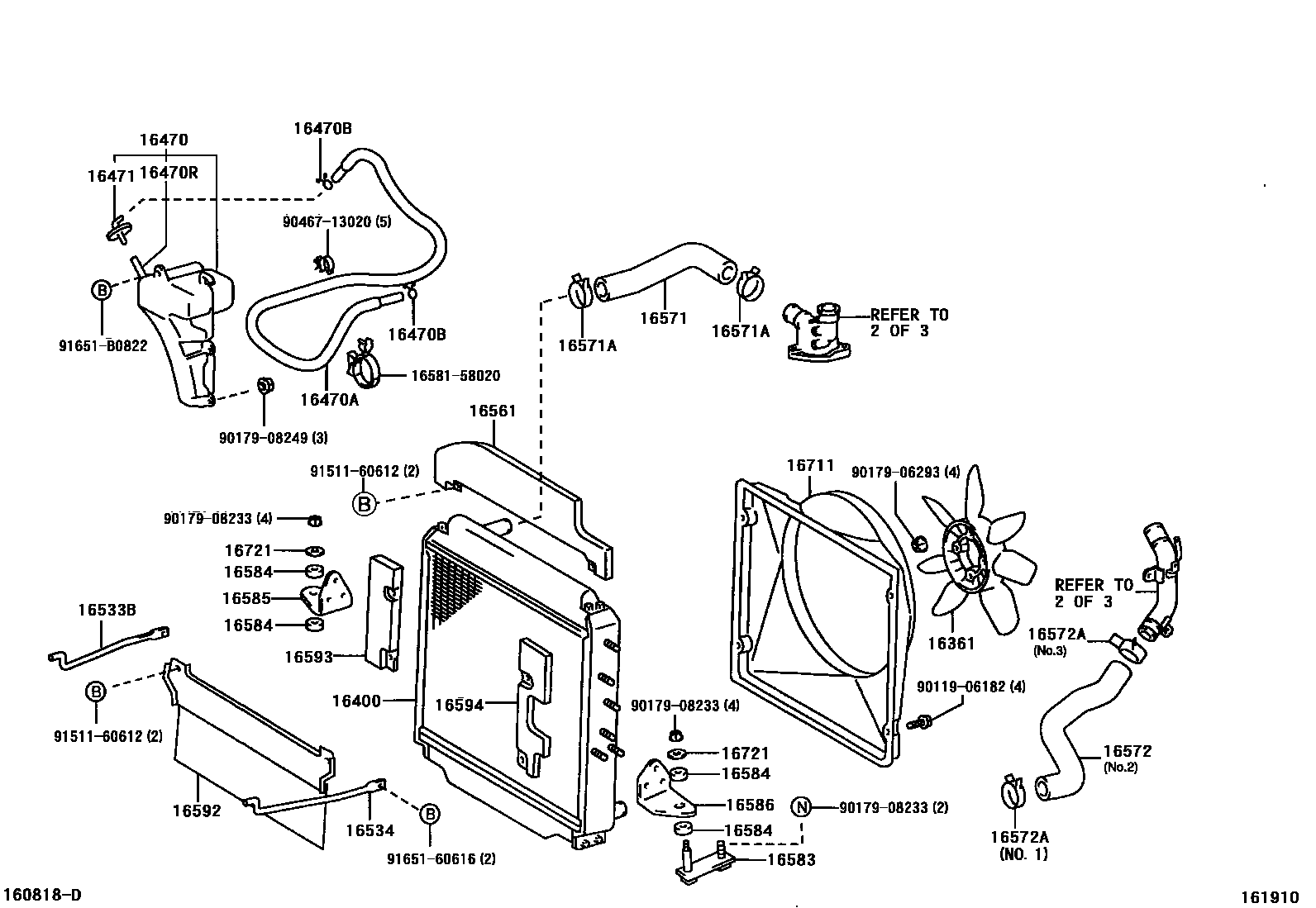 1603 — RADIATOR & WATER OUTLET