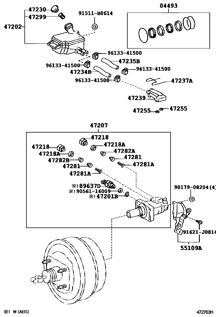 4702 — BRAKE MASTER CYLINDER