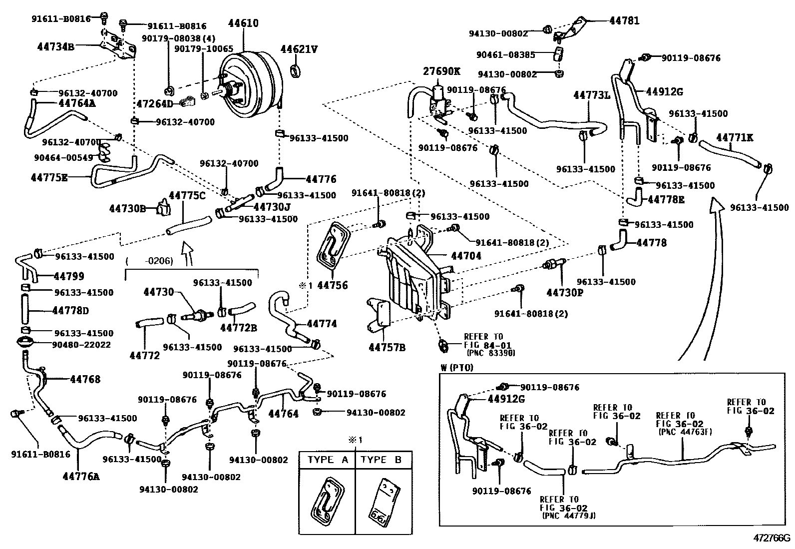 4703 — BRAKE BOOSTER & VACUUM TUBE