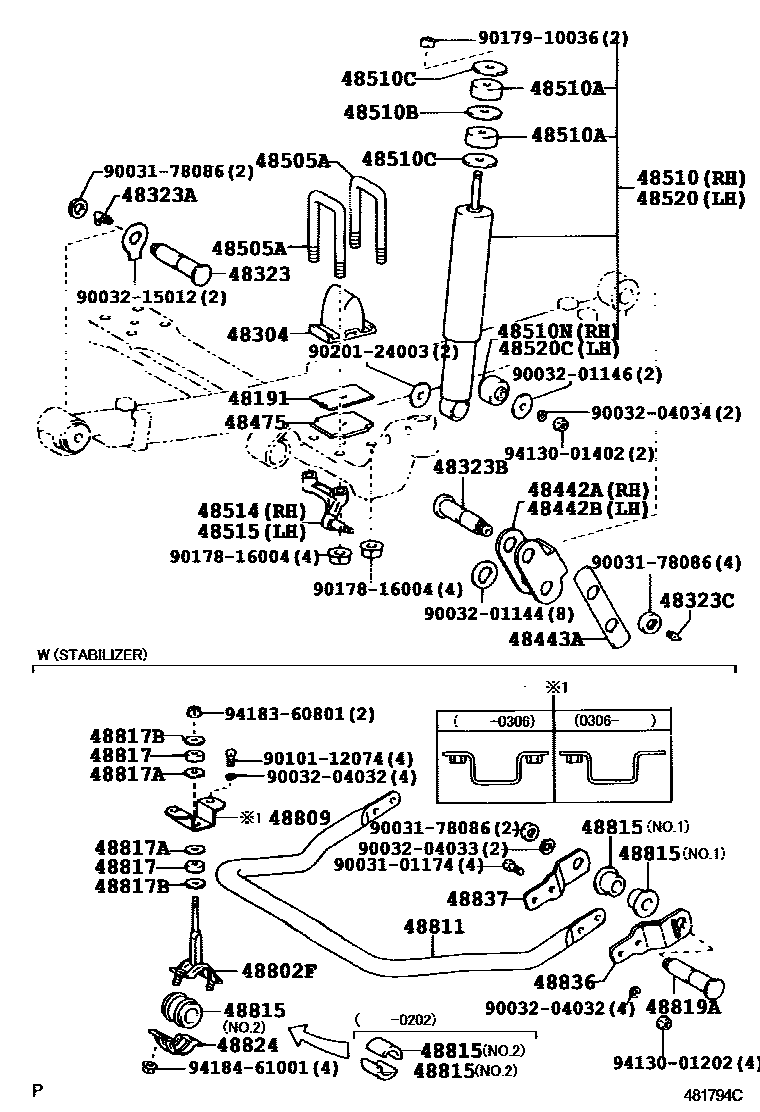4803 — FRONT SPRING & SHOCK ABSORBER