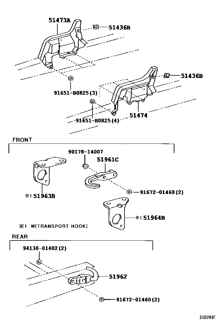 5152 — SUSPENSION CROSSMEMBER & UNDER COVER