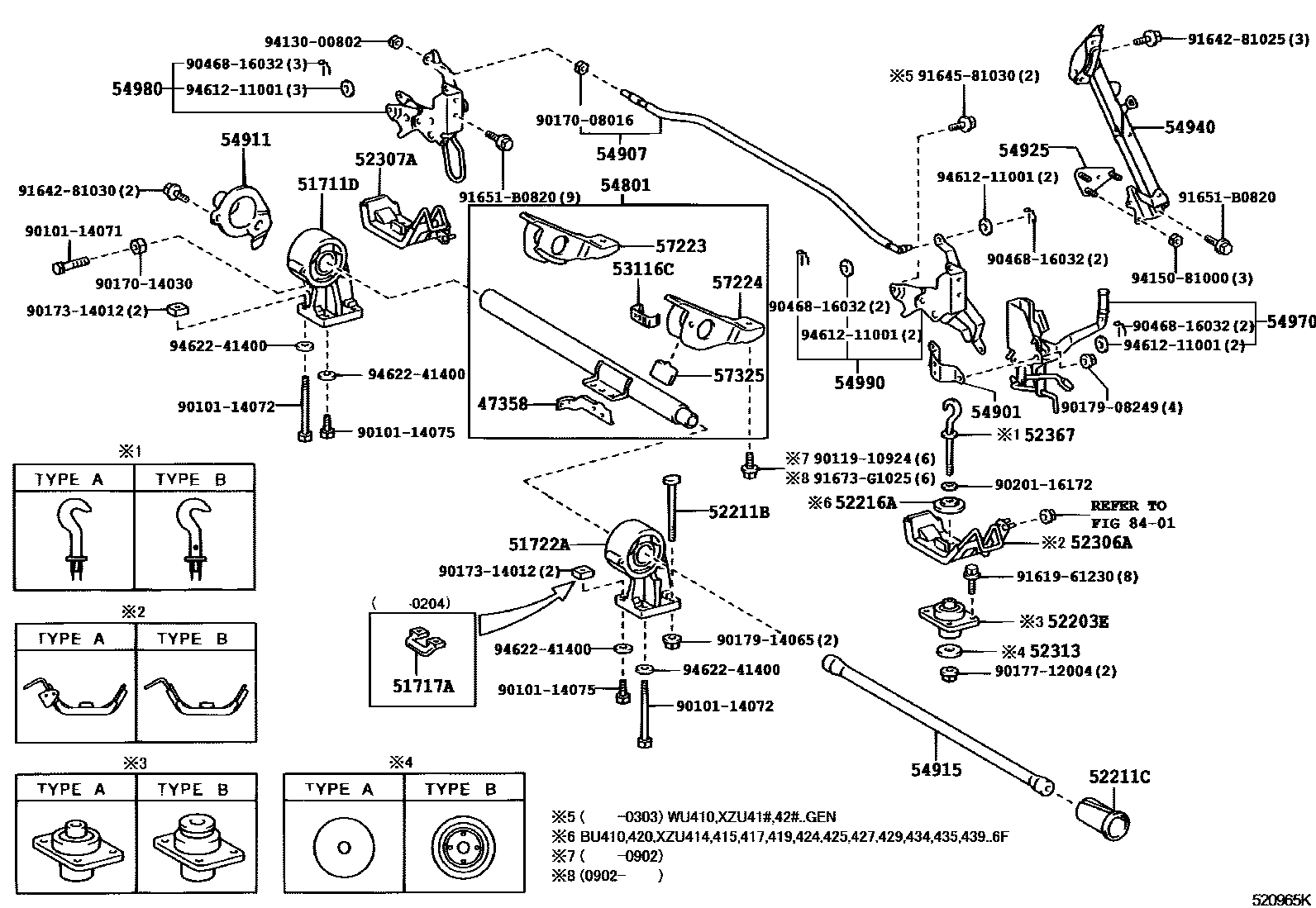 5251 — CAB MOUNTING & BODY MOUNTING