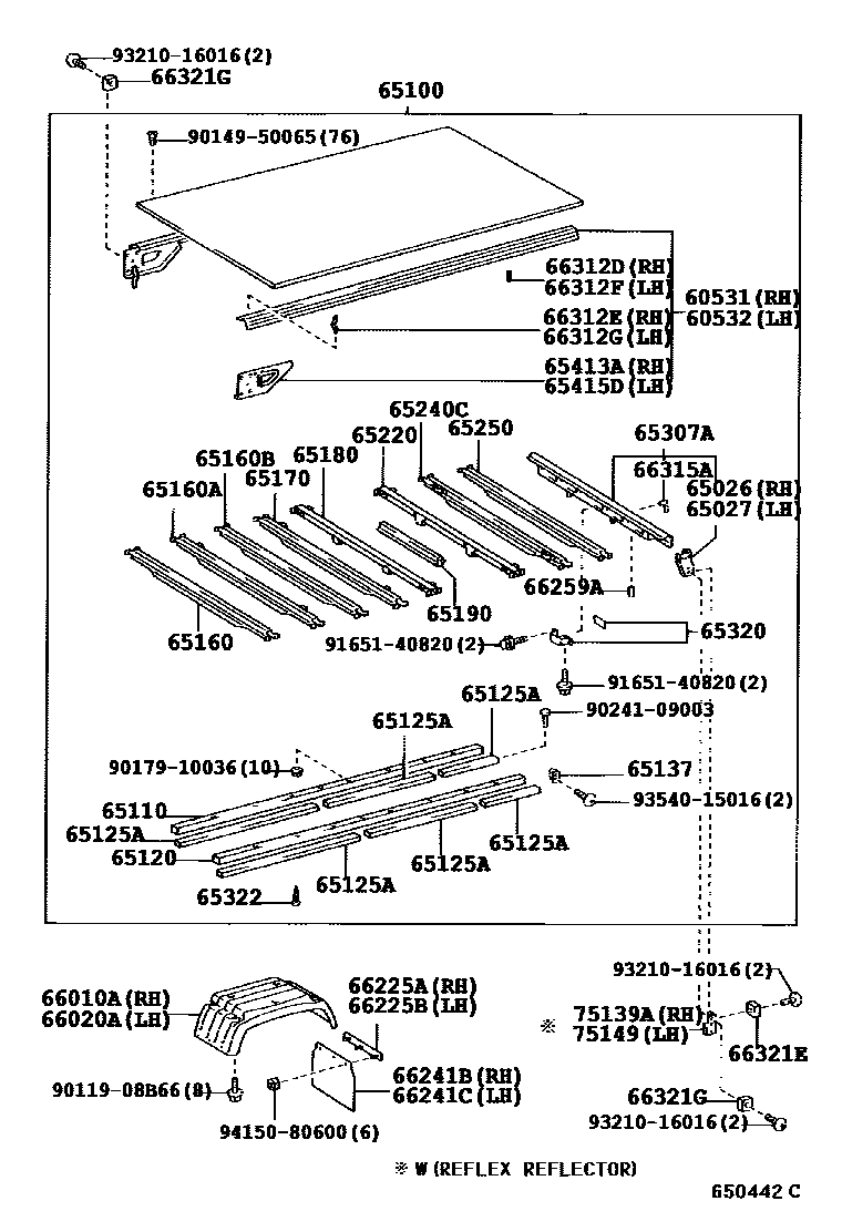 6552 — REAR BODY FLOOR & FENDER