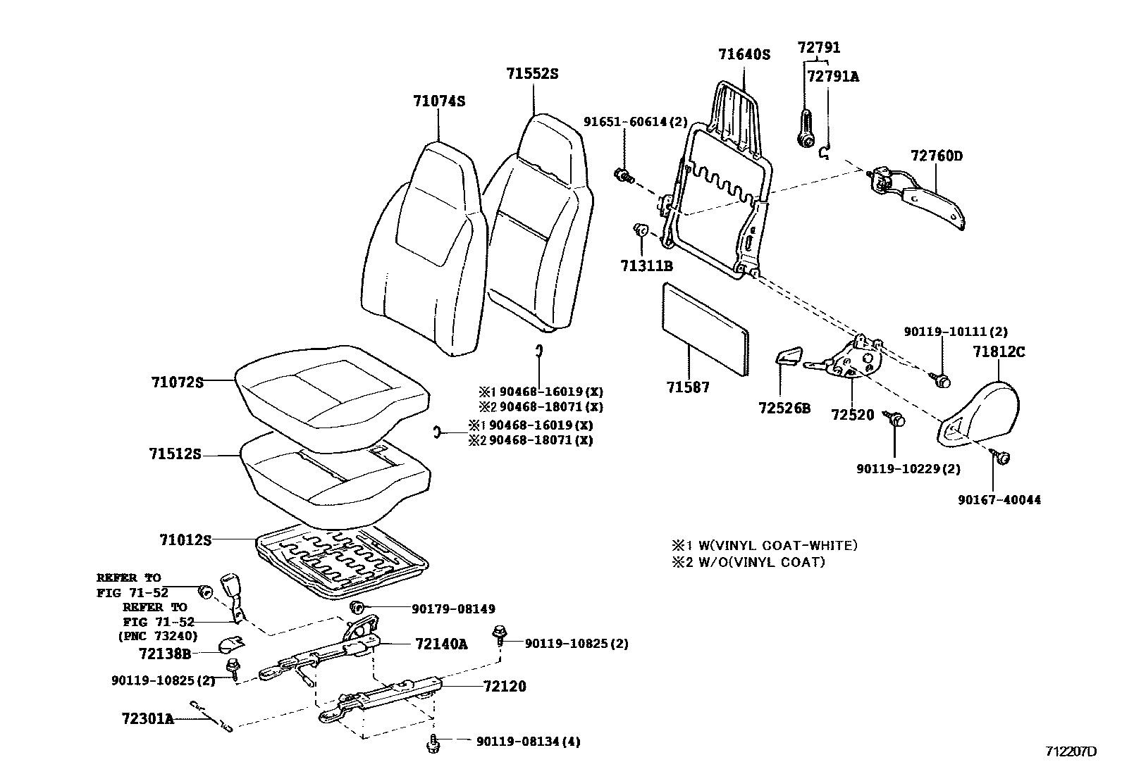 7151 — SEAT & SEAT TRACK