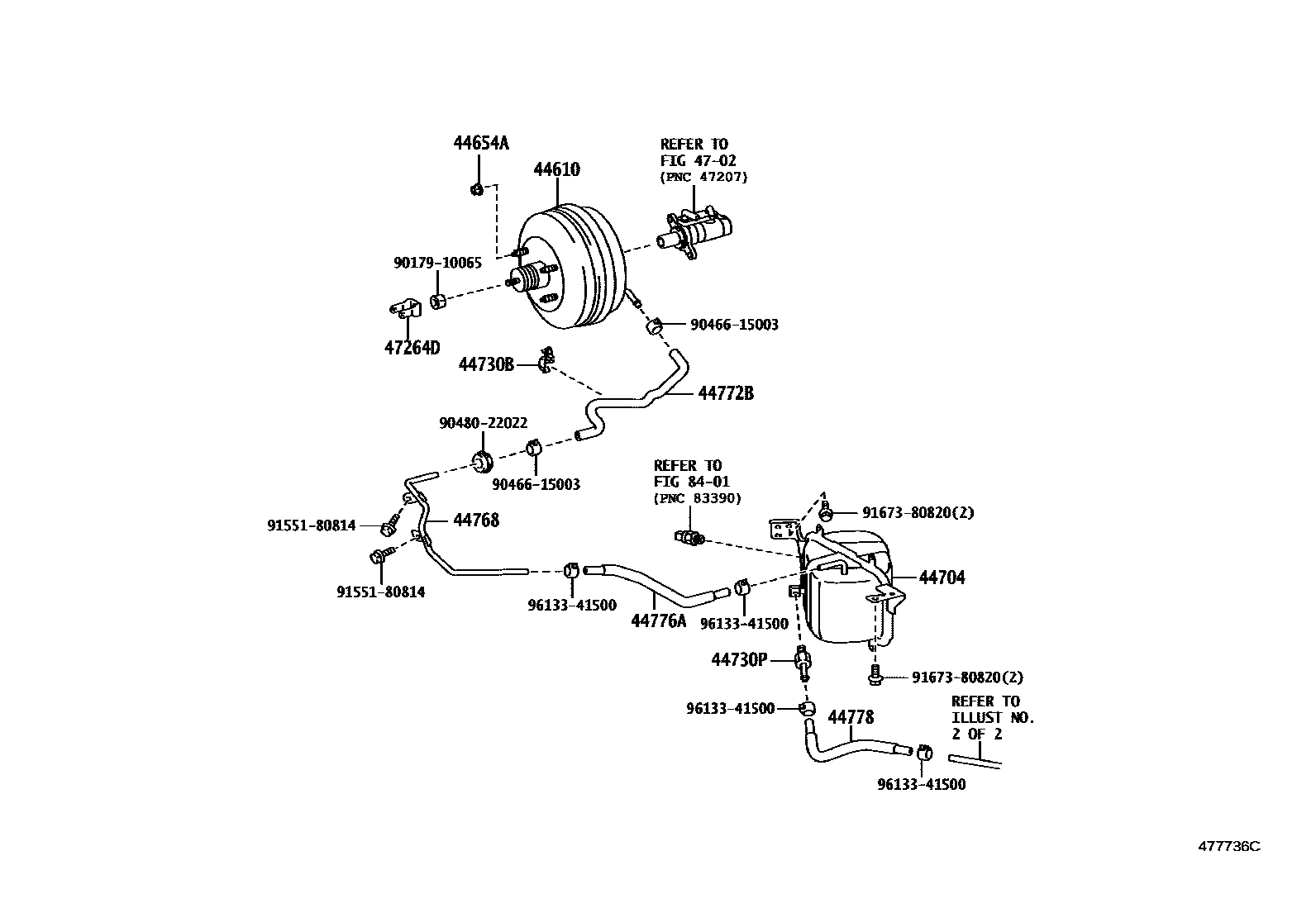 4703 — BRAKE BOOSTER & VACUUM TUBE