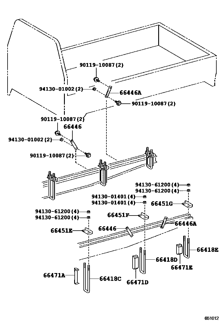 6558 — REAR BODY MOUNTING
